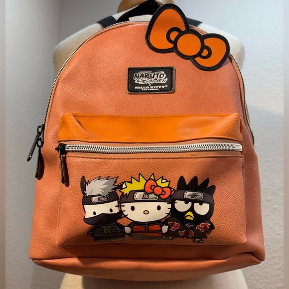 Loungefly Handbags - Loungefly Sanrio Hello Kitty x Naruto Shippuden Cosplay Mini Backpack